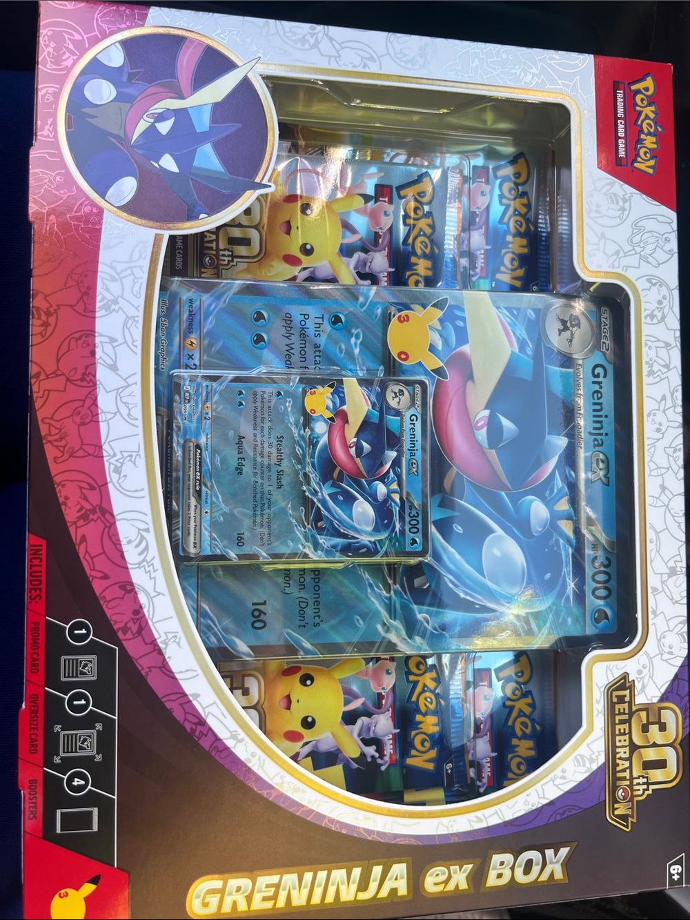 Pokemon Greninja ex Box - Blue and Pink Collector Set